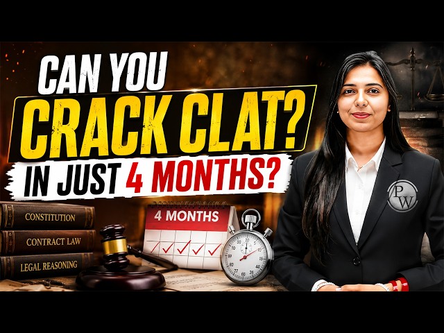Can You Crack CLAT 2027 in 4 Months? Complete Preparation Strategy & Study Plan