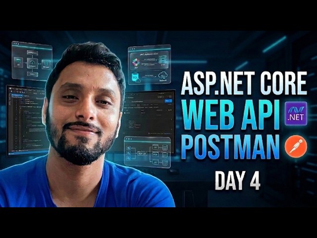 ASP.NET Core Web API Tutorial | Day 4 | Connect SQL Server & Build GET API | Entity Framework Core