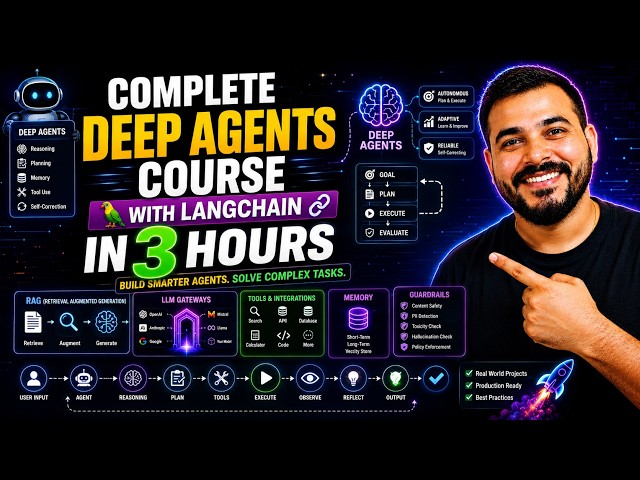 Complete Deep Agents Course With Langchain In 3 Hours