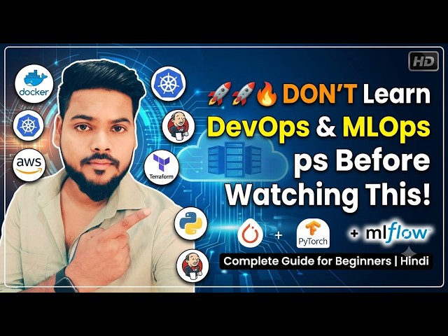🔥 DON'T Learn DevOps & MLOps Before Watching This! | Complete Guide for Beginners