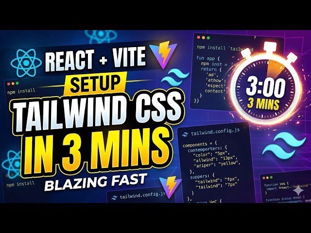 How to setup tailwind in react/vite app