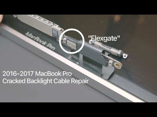 Flexgate MacBook Repair - 2016-2017 MacBook Pro Display Repair (A1706, A1707, A1708)