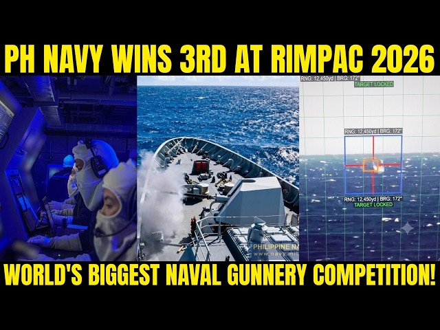 Philippine Navy Wins 3rd at RIMPAC 2026 | World's Biggest Naval Gunnery Competition!