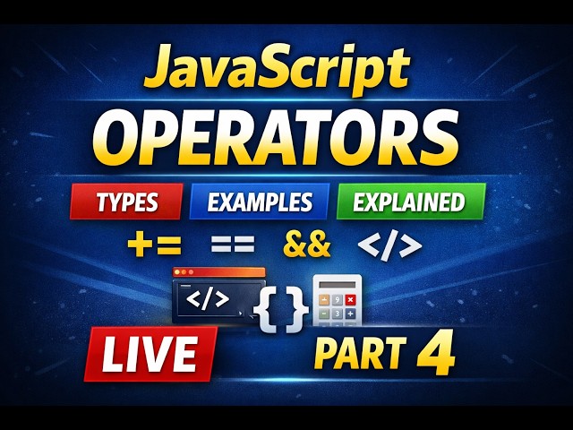 Operator is javaScript |  types Of Operators | Example | Operators | Description | #javascript