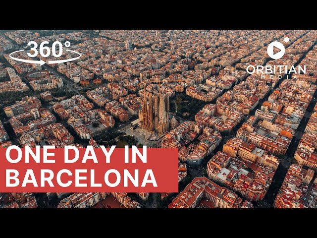 فيلم يوم واحد في برشلونة - جولة إرشادية في المدينة بتقنية الواقع الافتراضي/360 درجة (دقة 8K)