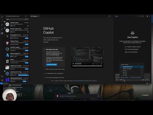 GitHub Copilot Settings in Visual Studio Code