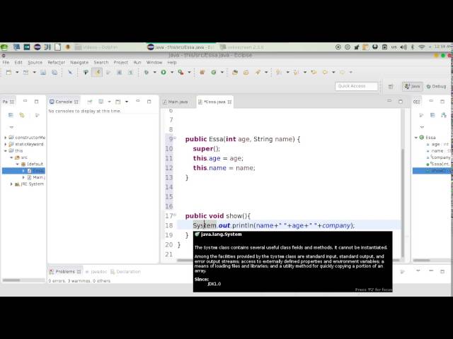 100 Java This keyWord كلمة هذا في الجافا