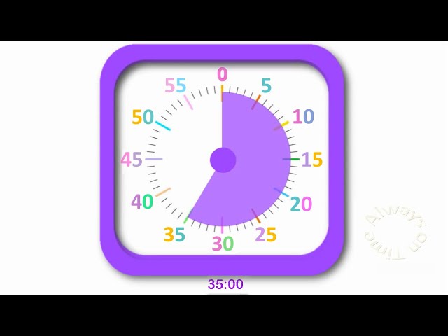 35-minute visual timer