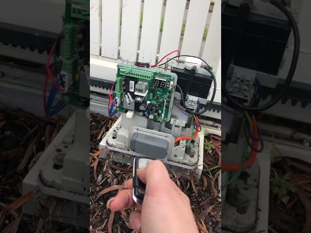 Programming a new gate remote- Triple star (power tech) sliding gate