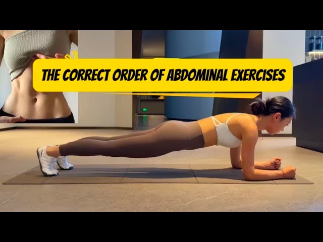 Correct Order of Ab Exercises for Flat Stomach | 5-Minute Abs Workout