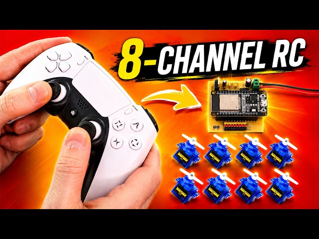 Convert Your GAMEPAD an 8-Channel Remote Control. DIY RC