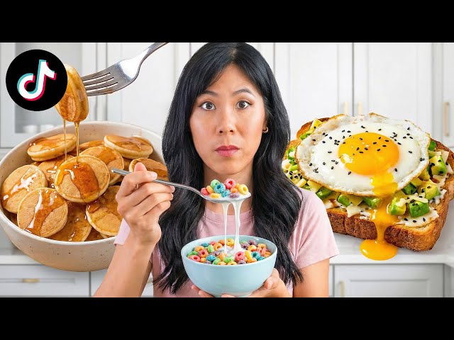 I Tested the MOST VIEWED TikTok BREAKFAST Recipes! 🥞