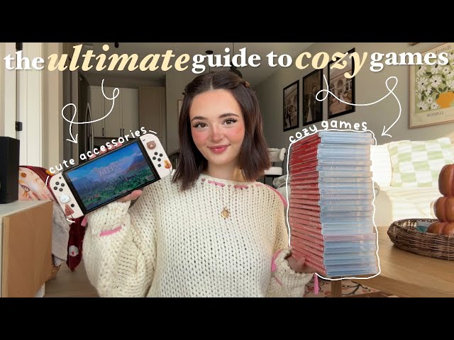 my nintendo switch collection! ☁️🎮 💫 *ultimate guide to cozy gaming*