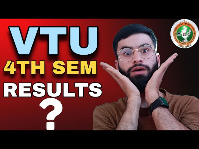 Vtu Results 4th Semester Update 😱🫣
