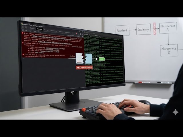 Debug CORS Errors in Microservices