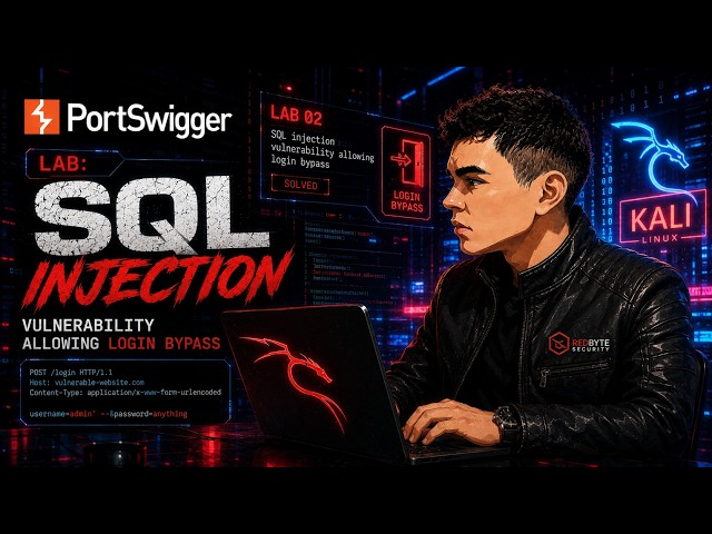 PortSwigger SQL Injection Series #02 Login Bypass