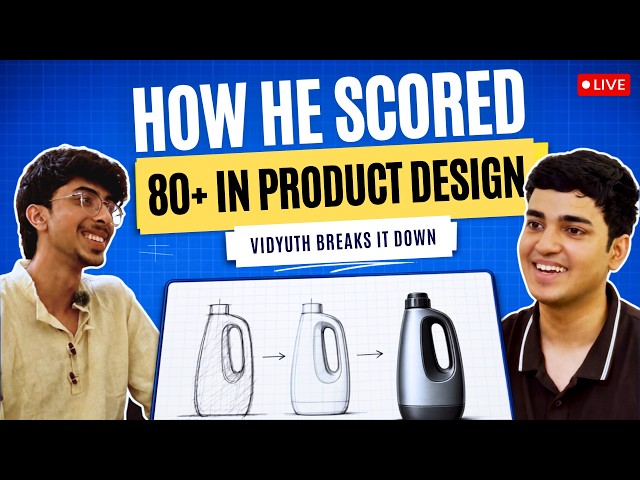 Product Design for Design Exams | IIT (AIR 52 Breakdown)