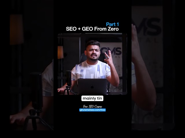 SEO + GEO From Zero in 2027: Complete Beginner Guide by Ghulam Ali #Di... #Shorts