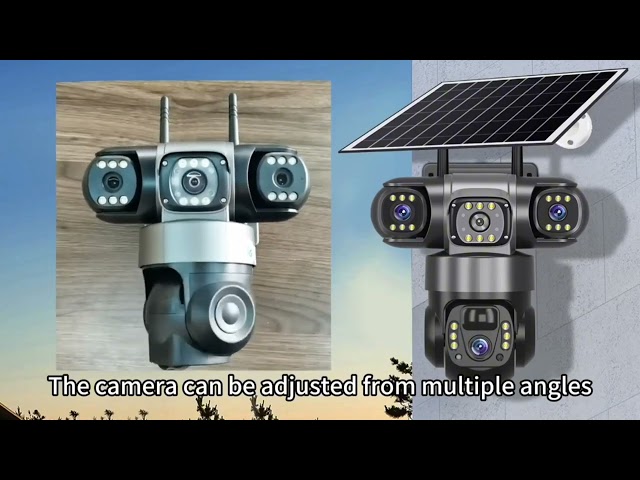 ULTRA HD 4G TRIPLE-LENS SOLAR INTELLIGENT SECURITY CAMERA