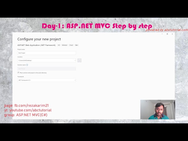 Day-1: ASP.NET MVC step by step