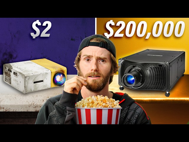 $2 vs $200,000 Projector