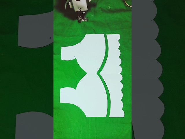 blouse design cutting with paper#blousedesign #shorts