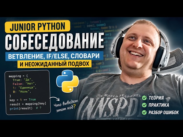 Junior Python Interview: Branching, If/Else, Dictionaries, and a Tricky Trick