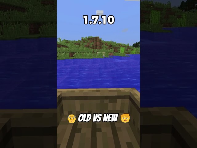 Minecraft 1.7.10 VS 1.21.5 Old vs New pt : 2 #minecraft #shorts