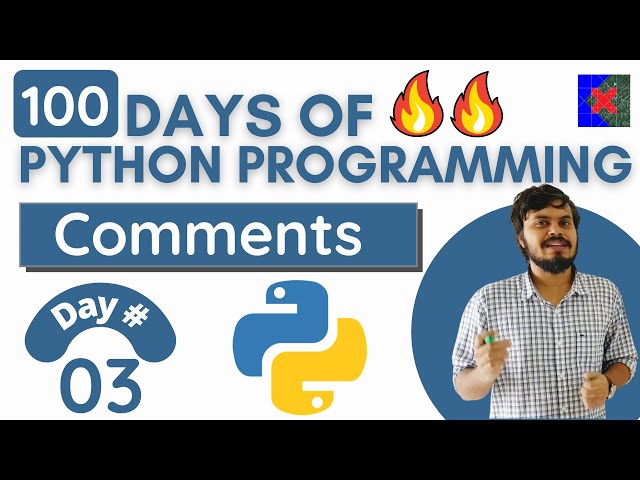 Comments in Python | 100 Days of Python Programming