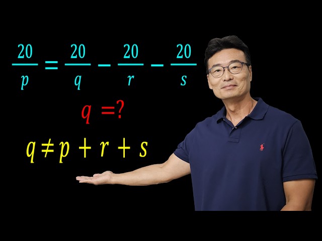 No Shortcut Here, SAT Math Problem #5