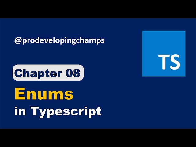 Typescript tutorial #8: Enums in Typescript | Typescript Full course