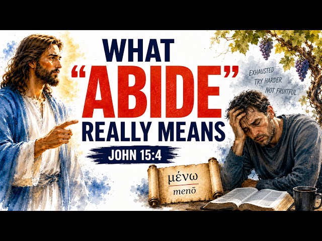 John 15:4: The Greek Meaning of “Abide” Every Tired Christian Needs