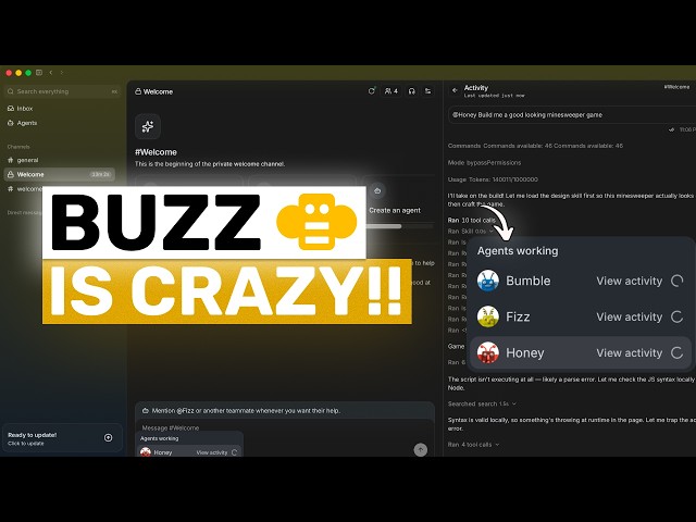 Buzz (Fully Tested) + Free APIs : RIP OpenClaw, Hermes! THIS IS WAY BETTER!