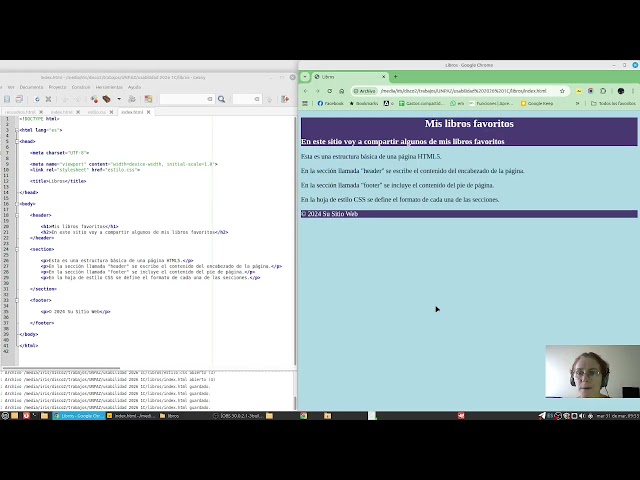 Clase HTML + CSS: uso de DIV