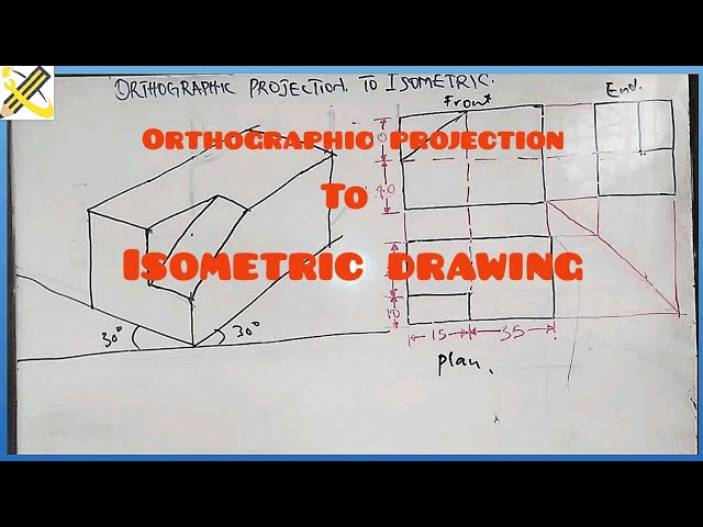 Isometric views in | Technical drawing | Engineering drawing