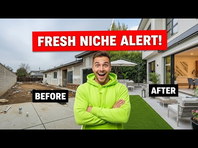 How to Create Viral Backyard Renovation Timelapse Videos With AI (100% FREE TOOLS)