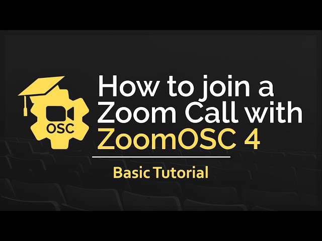 How to Join a Meeting with ZoomOSC 4