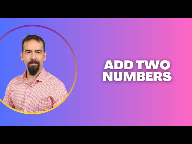#60 Java Program to Add Two Numbers