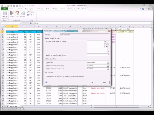 NeuralTools - Testing Sensitivity Analysis