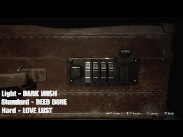 Silent Hill 2 Remake - Briefcase Puzzle Code (Lakeview Hotel)