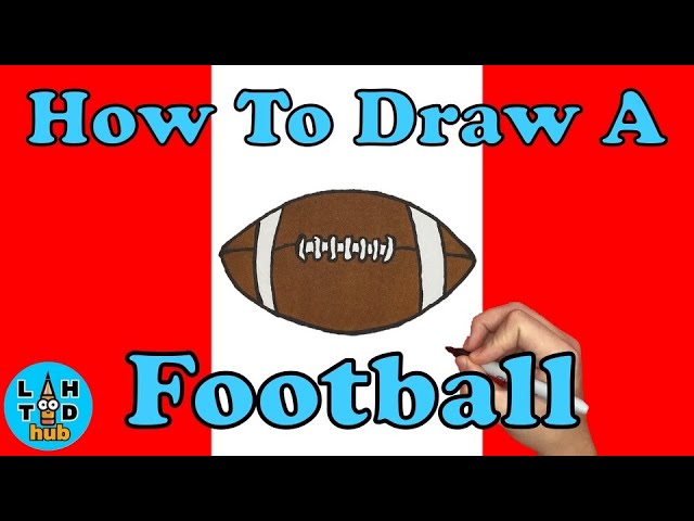 How to Draw a Football Easy