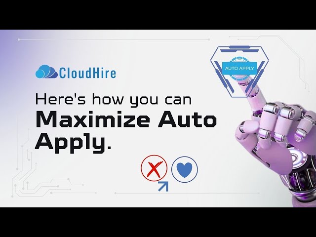 Here's how you can 'Maximize Auto Apply'