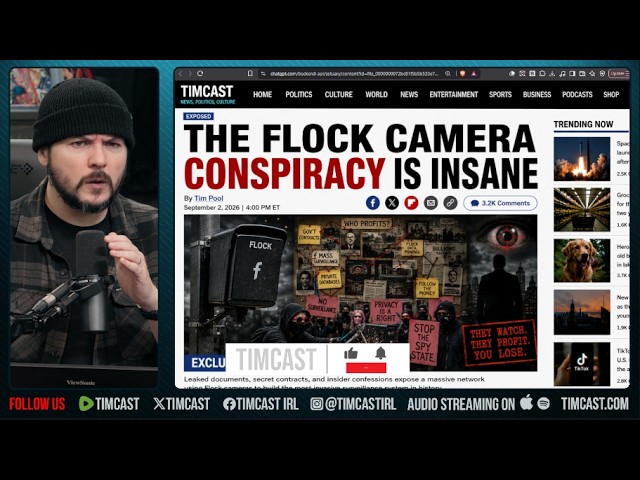 FLOCK CAMERA CONSPIRACY IS WILD