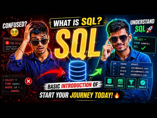 SQL Crash Course ⚡ Learn Database in 30 Minutes