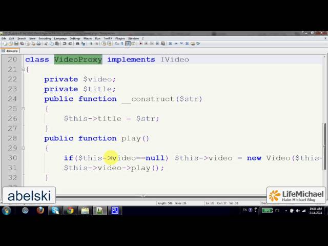 The Proxy Design Pattern  in PHP