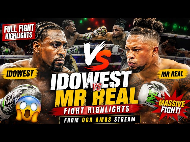 Idowest vs Mr Real Full Fight Highlights - Best Boxing Moment | Oga Amos Stream