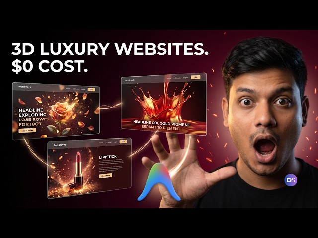 Zero Coding. Zero Cost. Antigravity Builds Luxury Websites.