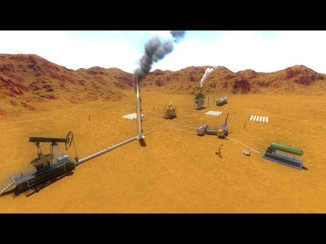 Gas refinery animation v.1