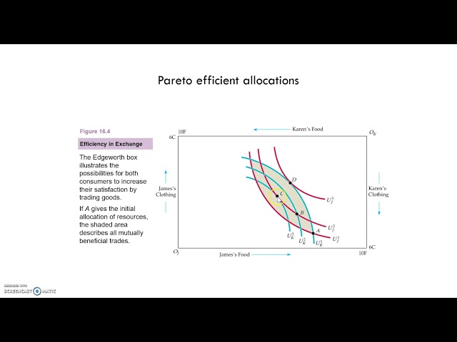 Chapter 5.3 - Pareto Efficient Allocations