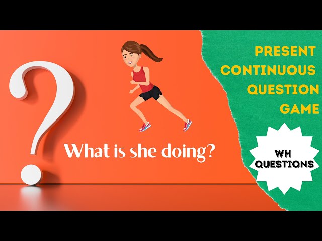 Present Continuous Game |#EslOnlineGame | #GrammarGames | Speed Game